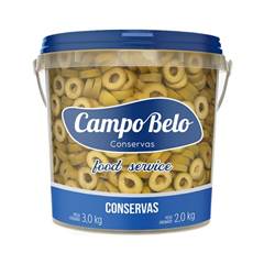 AZEITONA VERDE FATIADA CAMPO BELO BALDE C/ 2 KG