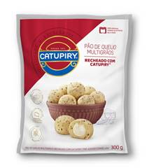 PÃO DE QUEIJO MULTIGRÃOS COM CATUPIRY PACOTE 300G