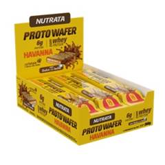 WAFER PROTEICO PROTO WAFER DULCE DE LECHE HAVANNA NUTRATA DISPLAY C/ 12X30G