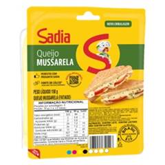 QUEIJO MUSSARELA FATIADO SADIA PACOTE 150G