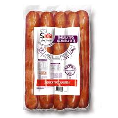 LINGUIÇA CALABRESA RETA SADIA PACOTE 2,5 KG