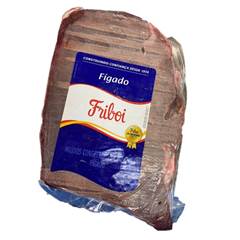 FIGADO BOVINO FATIADO JBS CAIXA C/ APROX. 25 KG