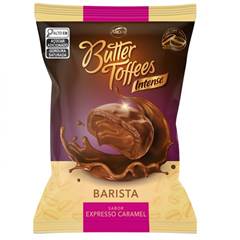 BALA BUTTER TOFFEES INTENSE BARISTA EXPRESSO CARAMEL PACOTE C/ 90G