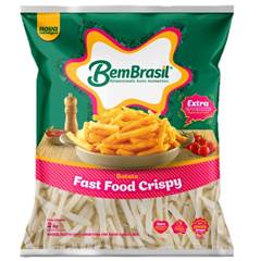 BATATA PREFRITA  7MM CRISPY BEM BRASIL 2 KG