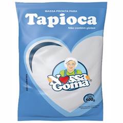 GOMA FRESCA PARA TAPIOCA NOSSA GOMA PACOTE 500G(KIT C/2)