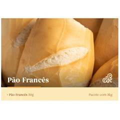 PÃO FRANCÊS CONGELADO IDEAL PACOTE  3KG(9 HORAS DE FERMENTAÇÃO)