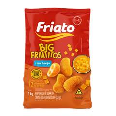EMPANADO DE FRANGO C/QUEIJO BIG FRIATITOS PACOTE 1KG
