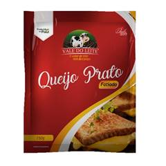 QUEIJO PRATO FATIADO VALE DO LEITE PACOTE C/ 150G