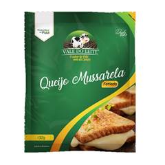 QUEIJO MUSSARELA FATIADO VALE DO LEITE PACOTE 150G