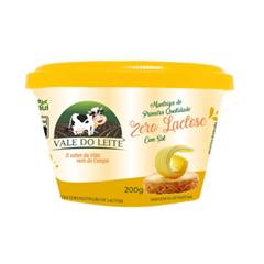MANTEIGA 1ª QUALIDADE COM SAL ZERO LACTOSE VALE DO LEITE POTE 200G