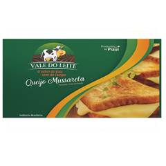 QUEIJO MUSSARELA FATIADO VALE DO LEITE PEÇA C/ APROX. 2KG