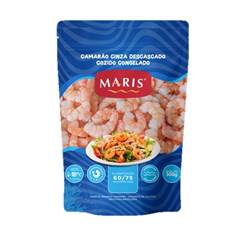 CAMARÃO M DESCASCADO COZIDO 71/90 MARIS PACOTE 300G