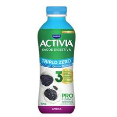 IOGURTE LÍQUIDO ACTIVIA AMEIXA ZERO GARRAFA 800G