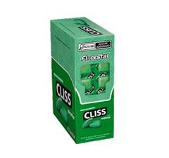 CHICLE CLISS CARTELA MENTA FLORESTAL DISPLAY C/ 201G