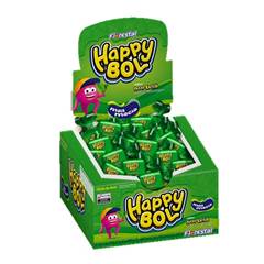 CHICLE HAPPY BOL HORTELÃ FLORESTAL DISPLAY C/ 140G