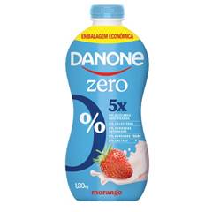 IOGURTE LÍQUIDO MORANGO ZERO DANONE GARRAFA 1,20KG