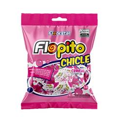 PIRULITO FLOPITO CHICLE CEREJA PACOTE 500G