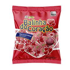 PIRULITO FLOPITO CORAÇÃO VERMELHO FLORESTAL PACOTE 500G