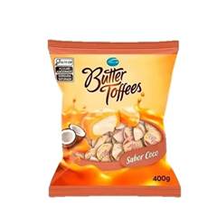 BALA BUTTER TOFFEES COCO PACOTE 400G