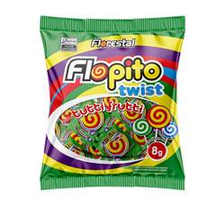 PIRULITO FLOPITO TWIST FLORESTAL PACOTE 400G