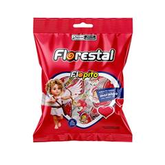 PIRULITO CORACAO VERMELHO MORANGO FLORESTAL 120G