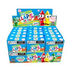 DANCLETS  LÁPIS DE COR DISPLAY C/ 15X15G