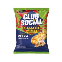 CLUB SOCIAL SNACK PIZZA MARGUERITA PACOTE 68G