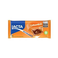 CHOCOLATE AO LEITE RECHEADO CARAMELO LACTA 104G
