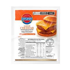 QUEIJO CHEDDAR FATIADO CATUPIRY PACOTE 160G