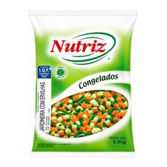 SELETA DE LEGUMES JARDINEIRA COM ERVILHAS NUTRIZ PACOTE 2,5KG