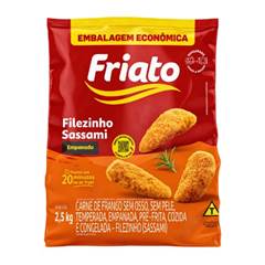 FILEZINHO SASSAMI EMPANADO FRIATO PACOTE 2,5KG