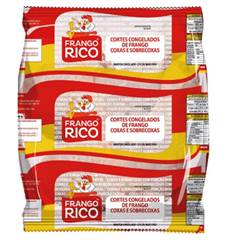 COXA E SOBRECOXA DE FRANGO INDIVIDUAL RICO CAIXA C/ 20 KG