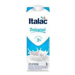 LEITE INTEGRAL UHT ITALAC 1 L (CAIXA C/12)